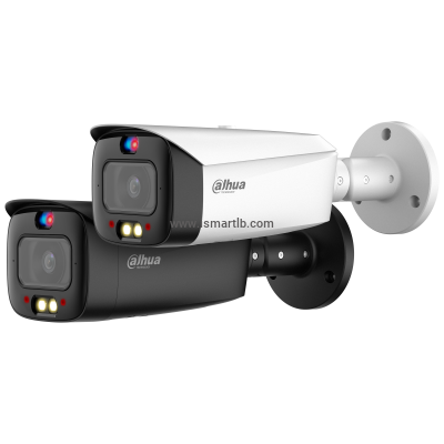 8MP Dahua Smart Dual Light Active Deterrence Fixed-focal Bullet WizSense Network Camera IPC-HFW3849T1-AS-PV